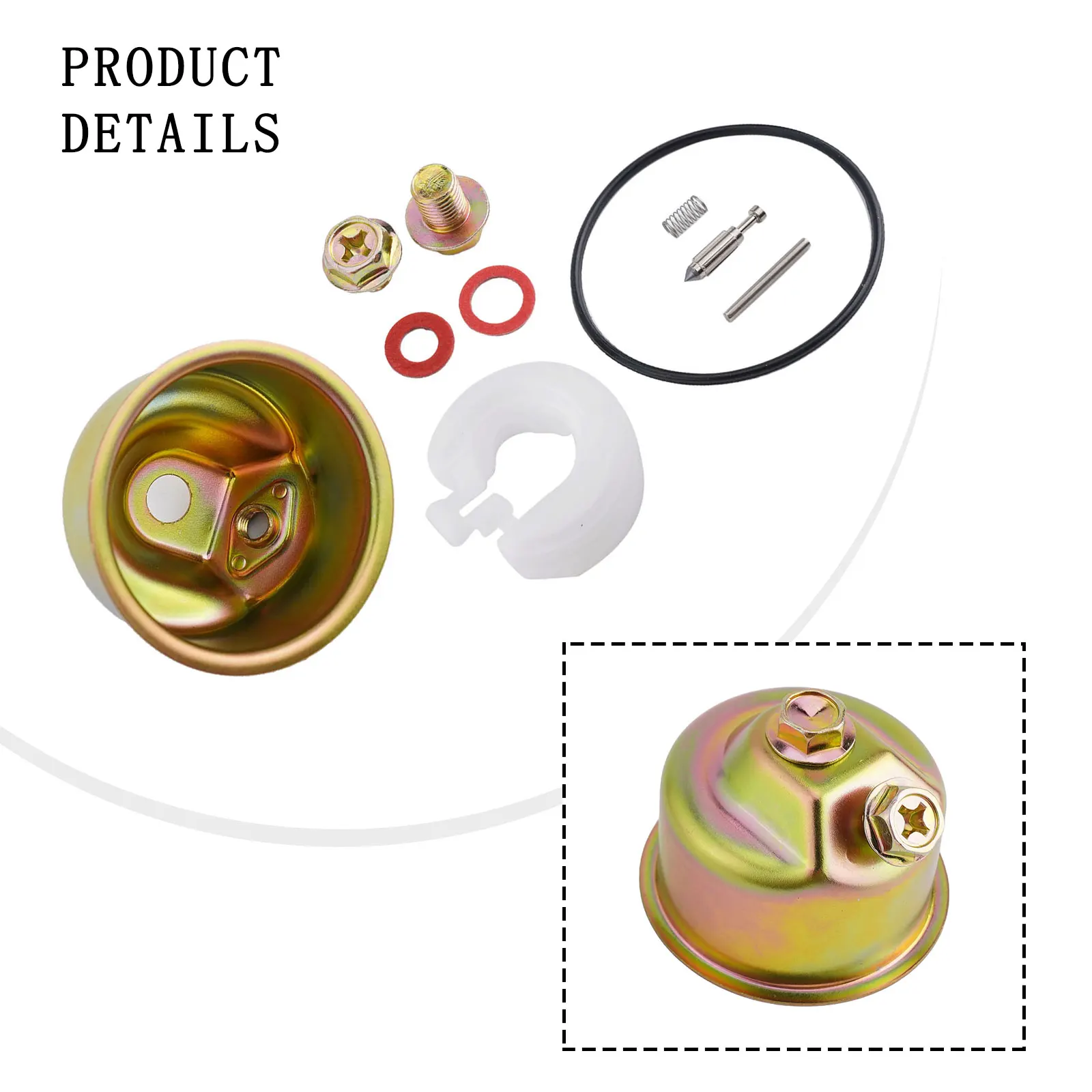 1set Carburetor Repair Kit For Honda For GX120/GX160/GX200 Needle Bowl Float Gasket Seal Pin Lawn Mower Accessories