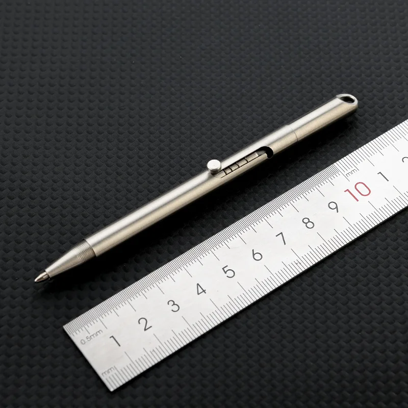 2 IN 1 Bolt Pen Portable Business Signature Pen Harpen-free Pencil Portable Travel Metal Neutral Ballpoint Pen Office Stationery