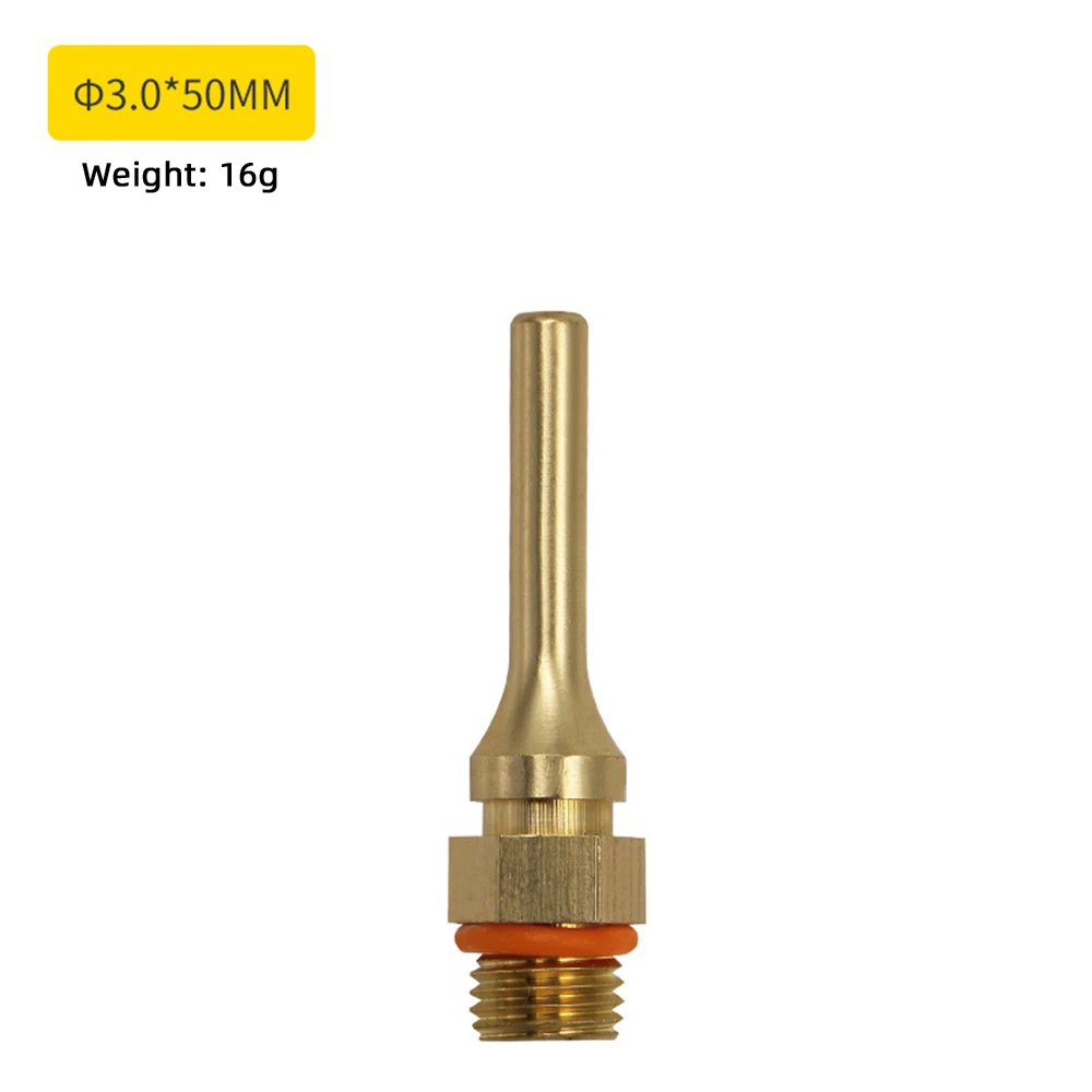 Pure Copper Hot Melt Glue Gun Nozzle 2.0x70mm 3.0x50mm 2.0x50mm Long Short Small-bore Large Diameter Glue Gun Nozzle
