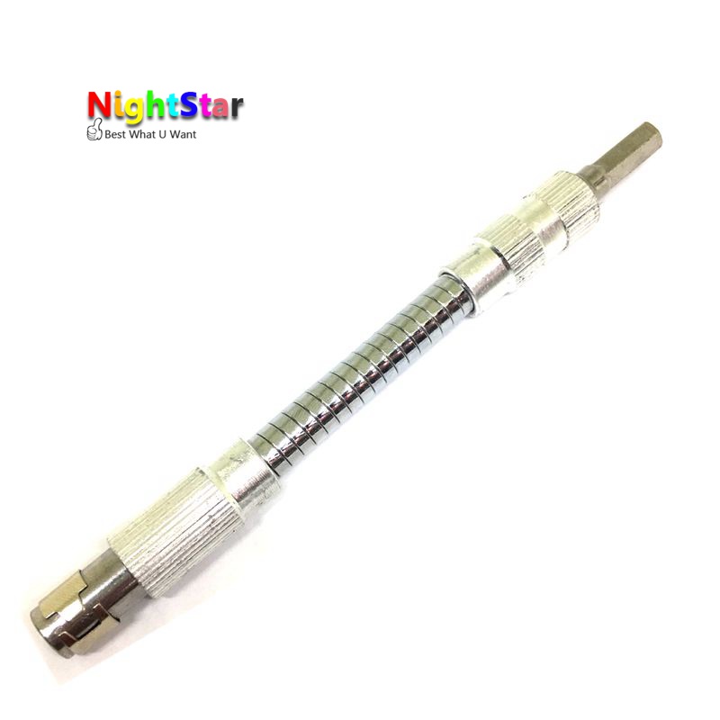 150mm 200mm 300mm 400mm Metal Flexible Shaft for Electronic Drill Screwdriver Bit Holder Connect Link 1/4 Hex Extension Bit