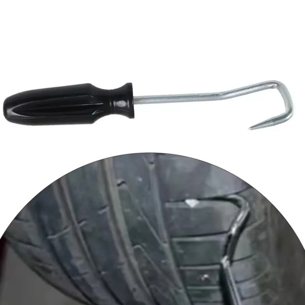 Automotive Hose Removal Hook Tool Made of Steel for Fuel and Radiator Pipes with Comfortable Nylon Handle for Safe Handling