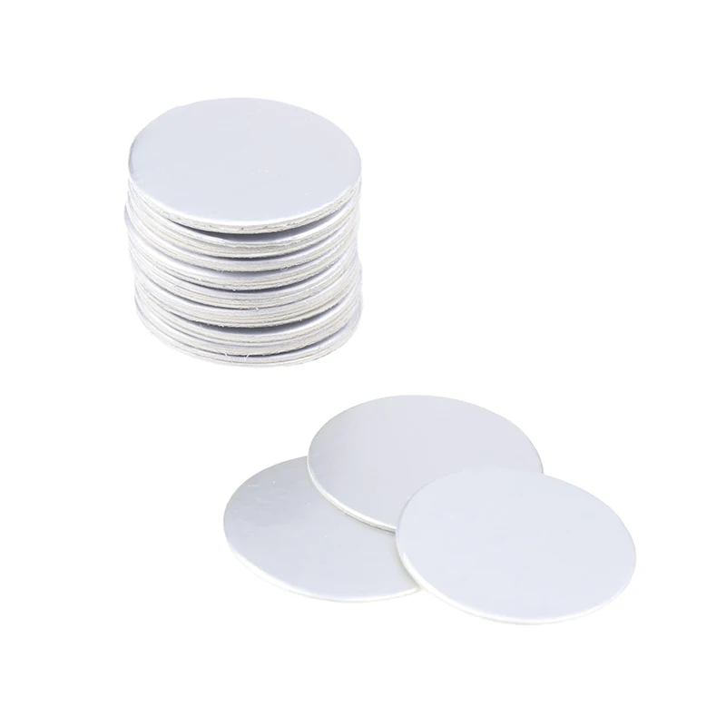 200pcs 20-82mm PET Plastic Bottle Electromagnetic Induction Sealing Foils Liners PE Cosmetic Can Aluminum Foil Sealing Film