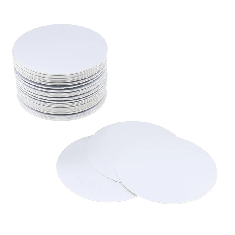 200pcs 20-82mm PET Plastic Bottle Electromagnetic Induction Sealing Foils Liners PE Cosmetic Can Aluminum Foil Sealing Film