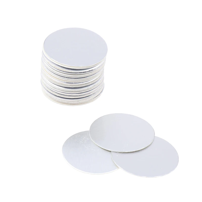 200pcs 20-82mm PET Plastic Bottle Electromagnetic Induction Sealing Foils Liners PE Cosmetic Can Aluminum Foil Sealing Film