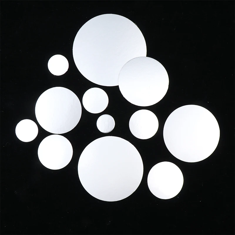 200pcs 20-82mm PET Plastic Bottle Electromagnetic Induction Sealing Foils Liners PE Cosmetic Can Aluminum Foil Sealing Film