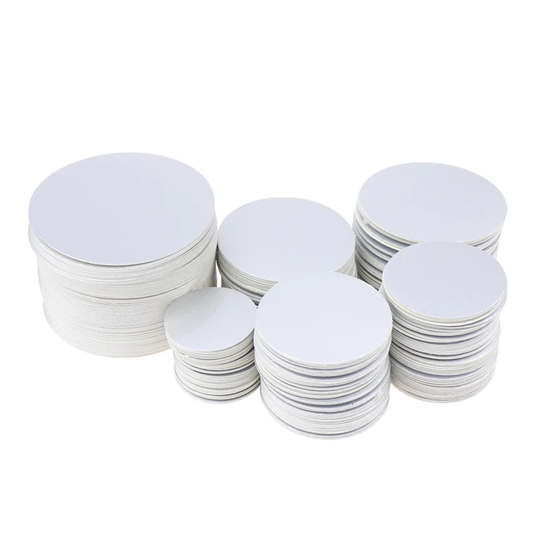 200pcs 20-82mm PET Plastic Bottle Electromagnetic Induction Sealing Foils Liners PE Cosmetic Can Aluminum Foil Sealing Film
