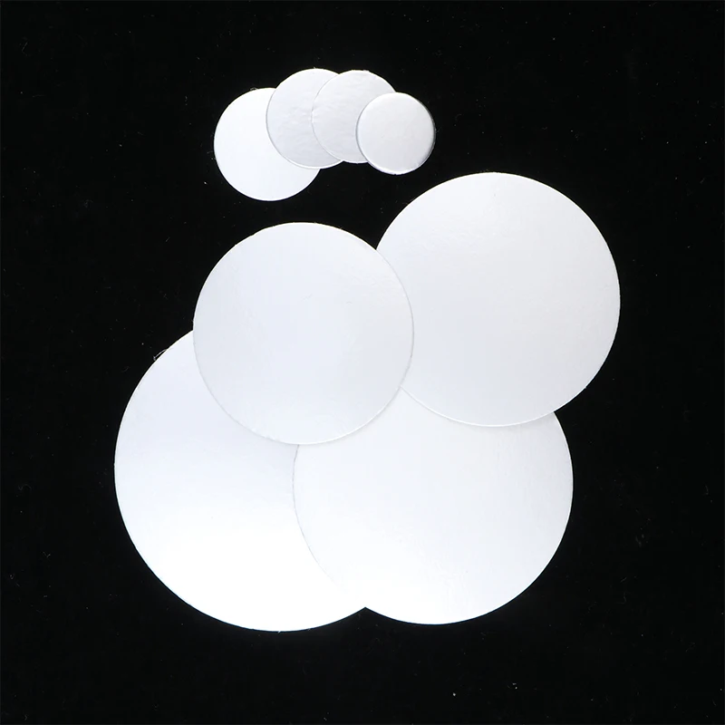 200pcs 20-82mm PET Plastic Bottle Electromagnetic Induction Sealing Foils Liners PE Cosmetic Can Aluminum Foil Sealing Film