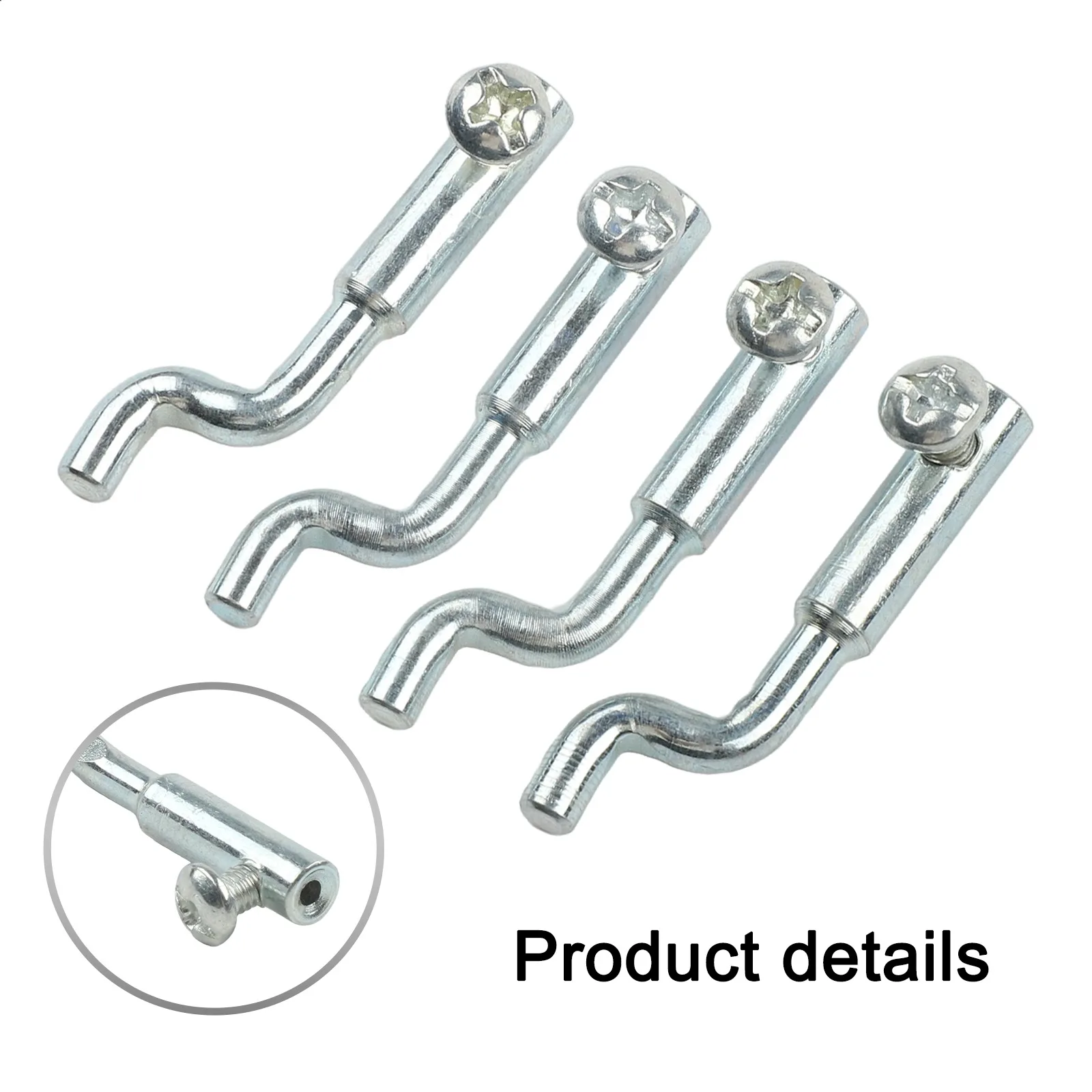 1/4pcs Dog Leg Z Cable End With Single Hole Fixing Upto 2mm Cable Fits Many Lawnmowers Brushcutter Cable End