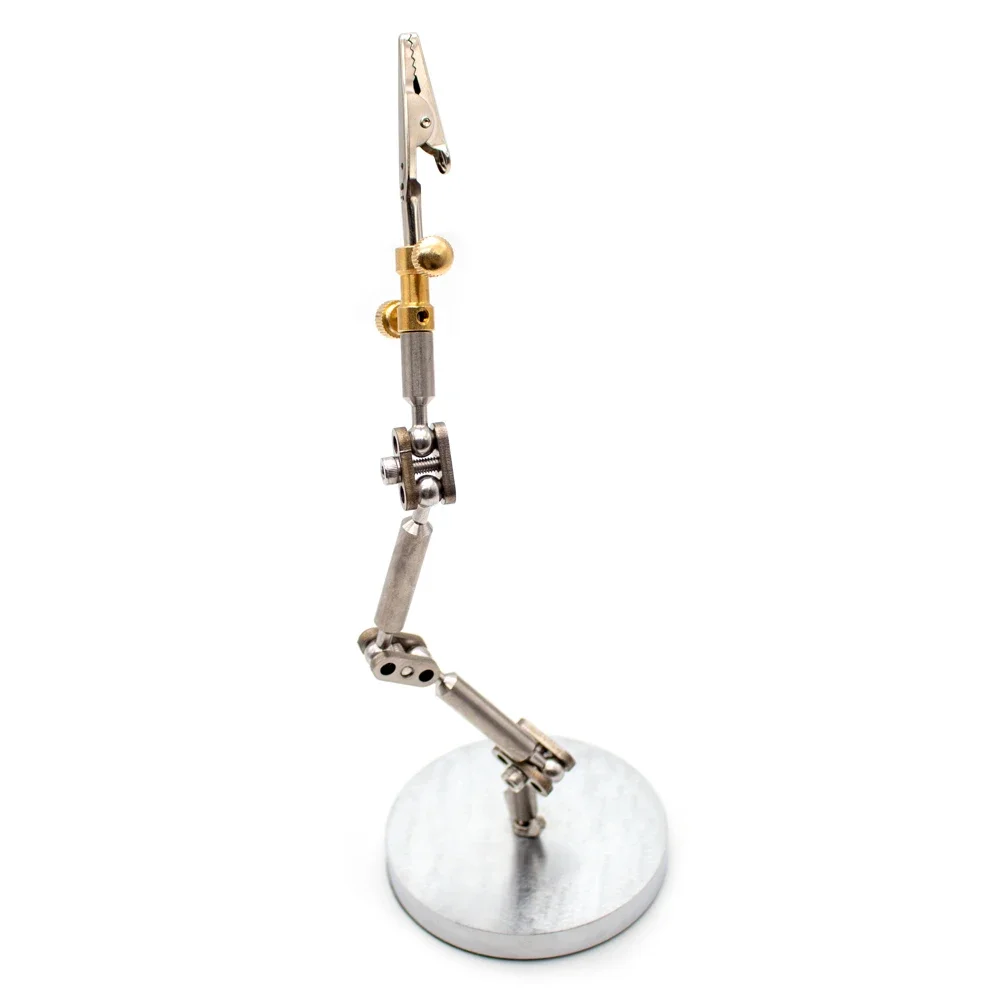 Stop Motion Animation Stand Stainless Steel Articulated Armature Puppet Prop Shooting All-Metal Fixture with 5pcs Head