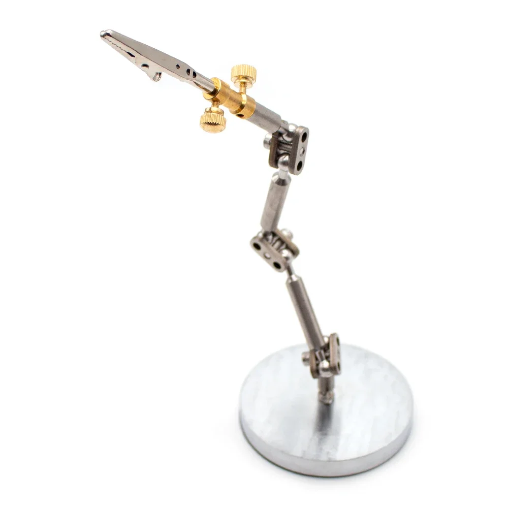Stop Motion Animation Stand Stainless Steel Articulated Armature Puppet Prop Shooting All-Metal Fixture with 5pcs Head