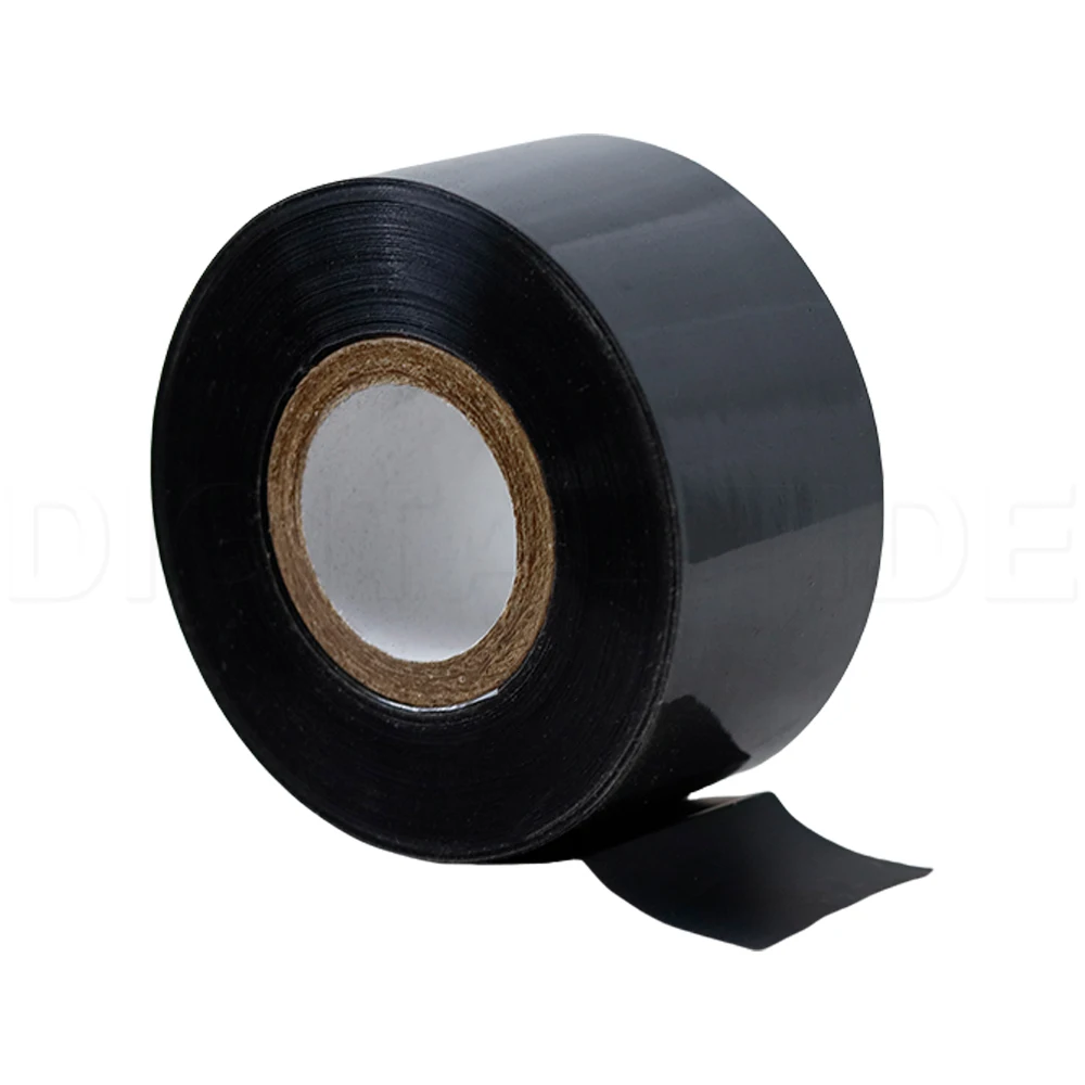 30mmx100m Black Hot Stamping Foil Thermal Transfer Ribbon Resin for Coder Printer Machine, Black Color Ribbon for Coding Machine