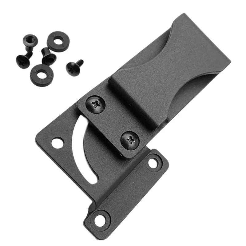 KYDEX Sheath Waist Clip Scabbard Clip Sheath Accessories Outdoor Carry KYDEX Sheath Tool K Sheath Waist Clip with Screws