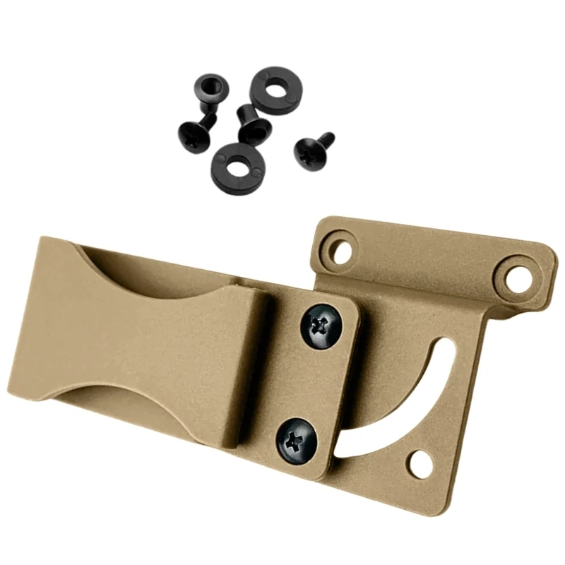 KYDEX Sheath Waist Clip Scabbard Clip Sheath Accessories Outdoor Carry KYDEX Sheath Tool K Sheath Waist Clip with Screws