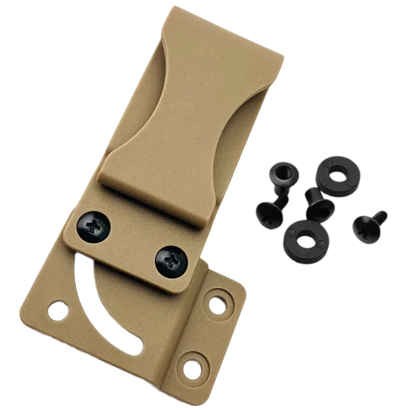 KYDEX Sheath Waist Clip Scabbard Clip Sheath Accessories Outdoor Carry KYDEX Sheath Tool K Sheath Waist Clip with Screws