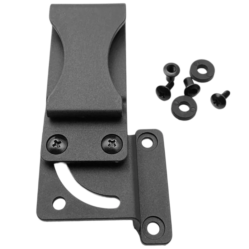 KYDEX Sheath Waist Clip Scabbard Clip Sheath Accessories Outdoor Carry KYDEX Sheath Tool K Sheath Waist Clip with Screws