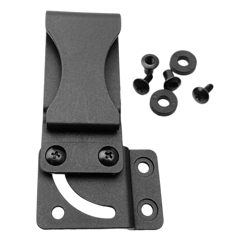 KYDEX Sheath Waist Clip Scabbard Clip Sheath Accessories Outdoor Carry KYDEX Sheath Tool K Sheath Waist Clip with Screws