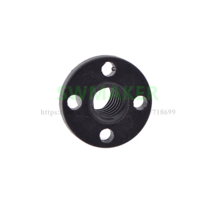 5pcs Black TR8 Lead Screw POM nut TR8x2/TR8x4/TR8x8 Trapezoidal Screw Nuts Delrin Nuts 8mm