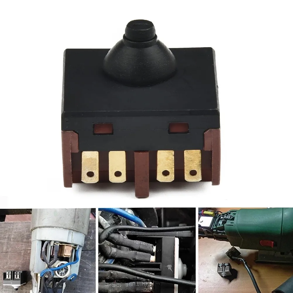 1pcs Angle Grinder Switch Replacement Push Button Switch 2.5x2.5cm For Angle Grinder 100 Polisher Accessory