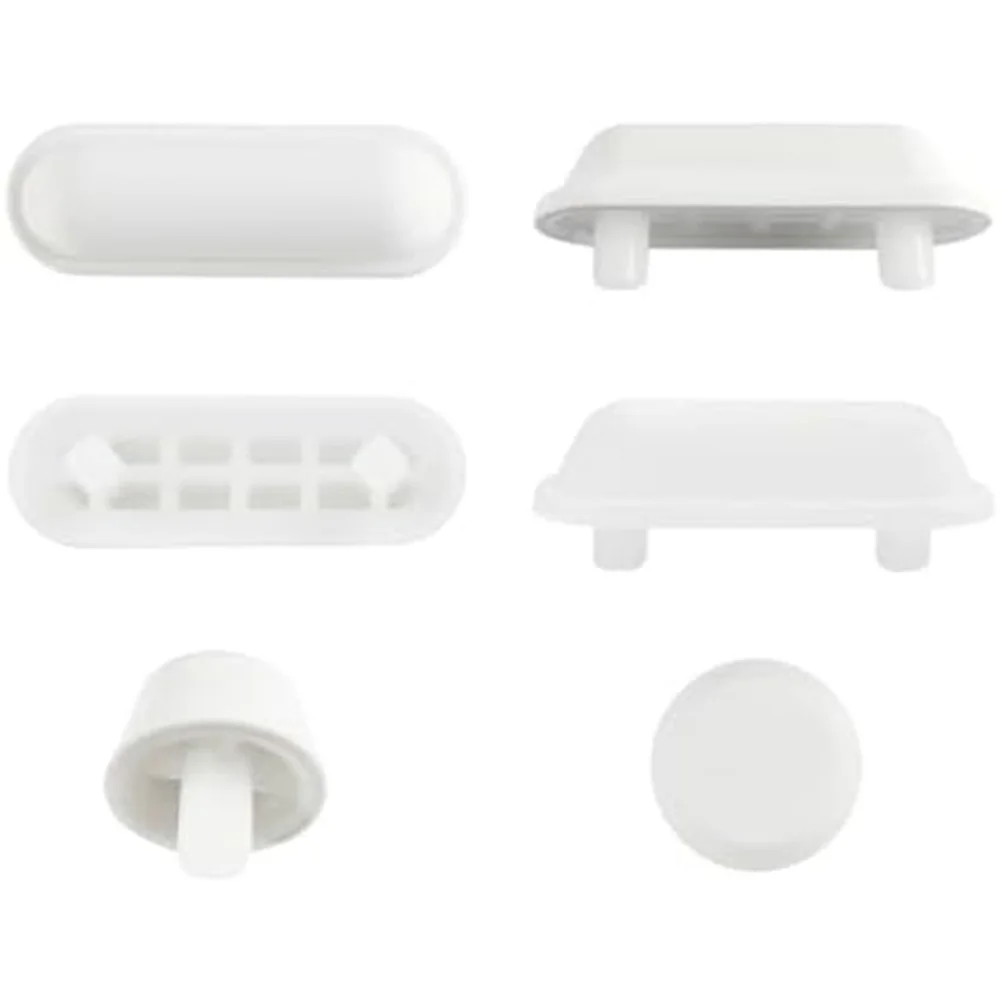 12Pcs Toilet Seat Pad Set Anti-Slip Toilet Seat Cover Foot Pads Shock-absorbing And Noise-reducing Rubber Pads Toilet Seat Acces