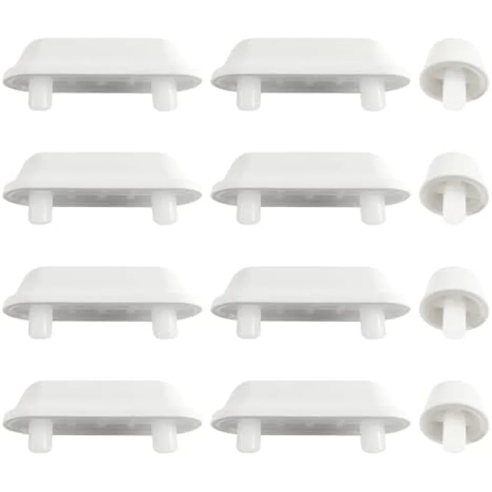 12Pcs Toilet Seat Pad Set Anti-Slip Toilet Seat Cover Foot Pads Shock-absorbing And Noise-reducing Rubber Pads Toilet Seat Acces