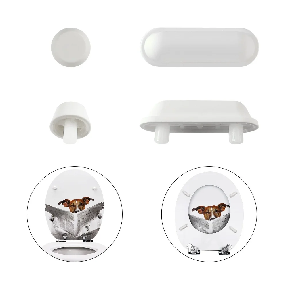 12Pcs Toilet Seat Pad Set Anti-Slip Toilet Seat Cover Foot Pads Shock-absorbing And Noise-reducing Rubber Pads Toilet Seat Acces