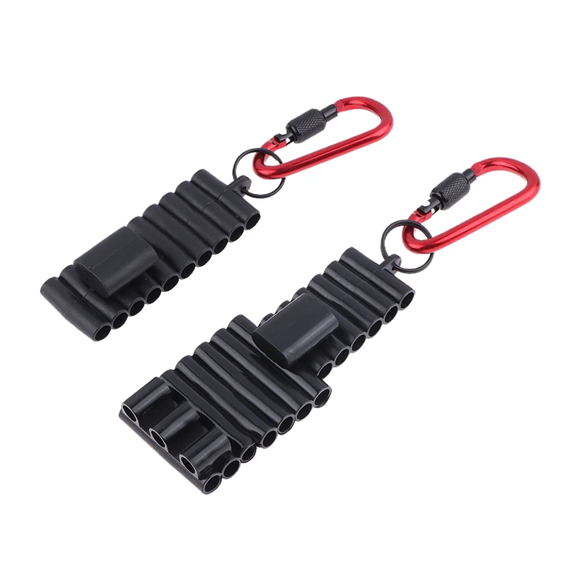 Portable Rubber Screwdriver Bit Holder With Carabiner Keychain Bits Holder Multi Cross Driver Bit Organizer Sleeve Holder