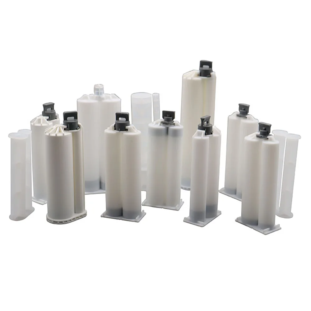 AB Dual -Group Colloid Mixed Tube 1: 1/2: 1/4:1/10: 1 Dual Liquid Plastic Cylinder