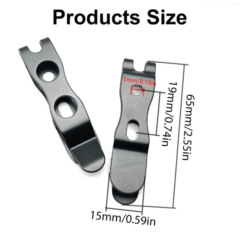Scabbard Waist Clip Cutter Sheath Clip Holsters Belt Buckles K Sheath Back Clip R7UB