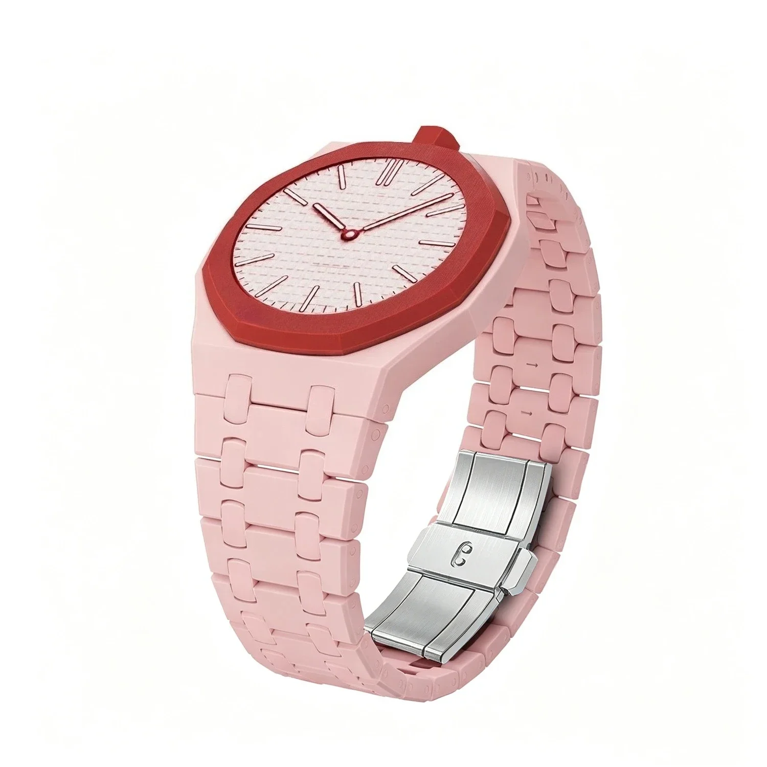 For Bracelet Royal pop Swatch Strap Oak,Steel Bioceramic Belt Arm Band Case Piguet Multiple Materials 40mm