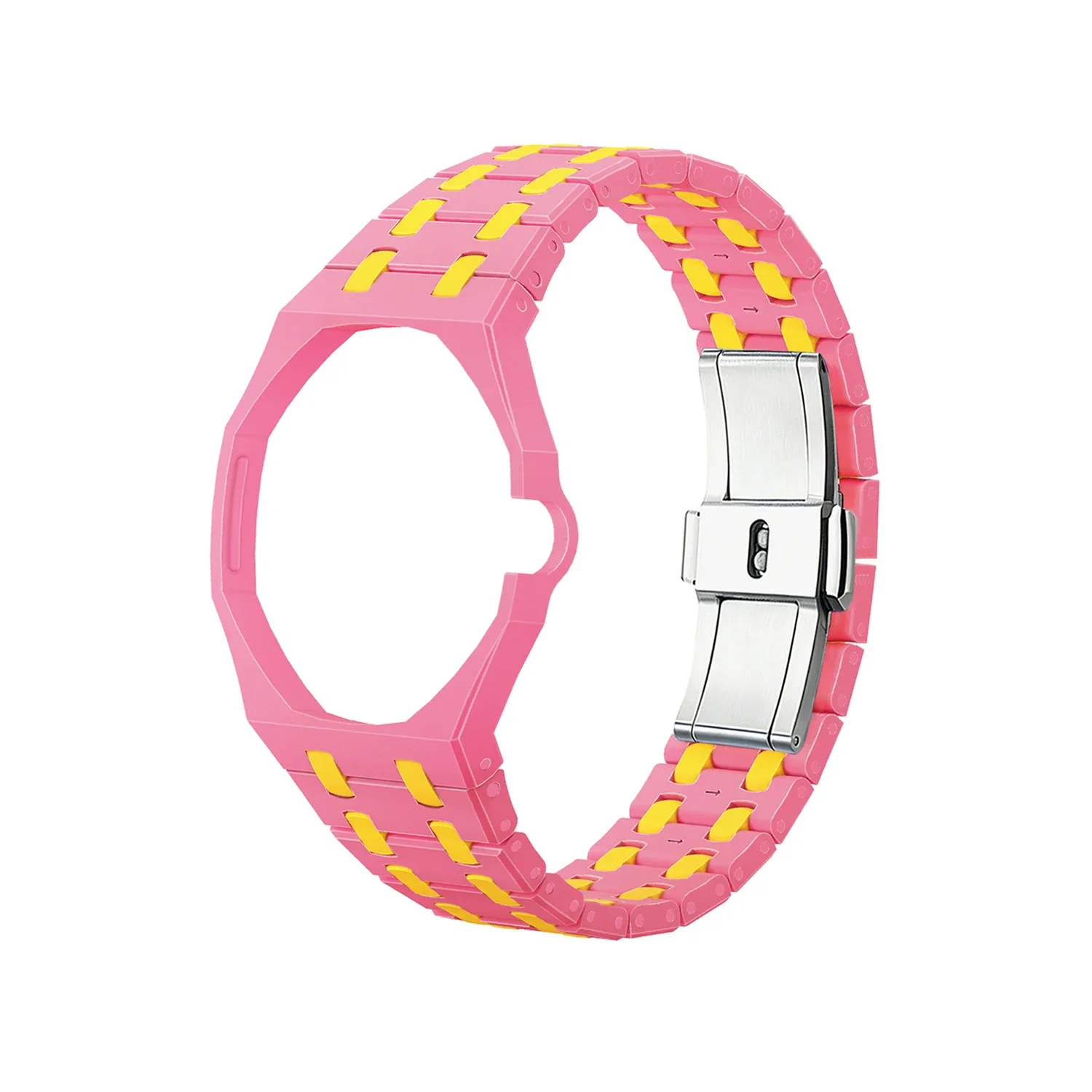 For Bracelet Royal pop Swatch Strap Oak,Steel Bioceramic Belt Arm Band Case Piguet Multiple Materials 40mm