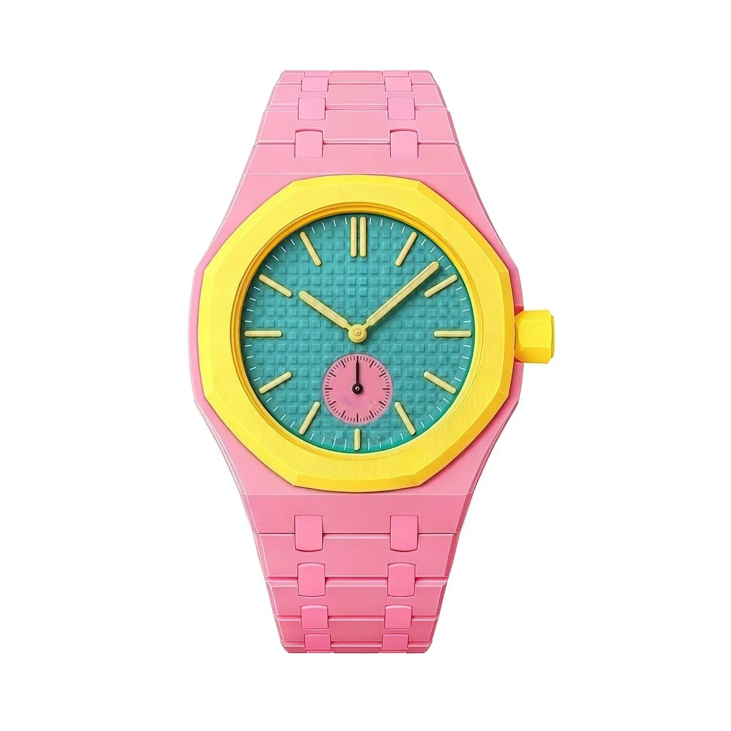 For Bracelet Royal pop Swatch Strap Oak,Steel Bioceramic Belt Arm Band Case Piguet Multiple Materials 40mm