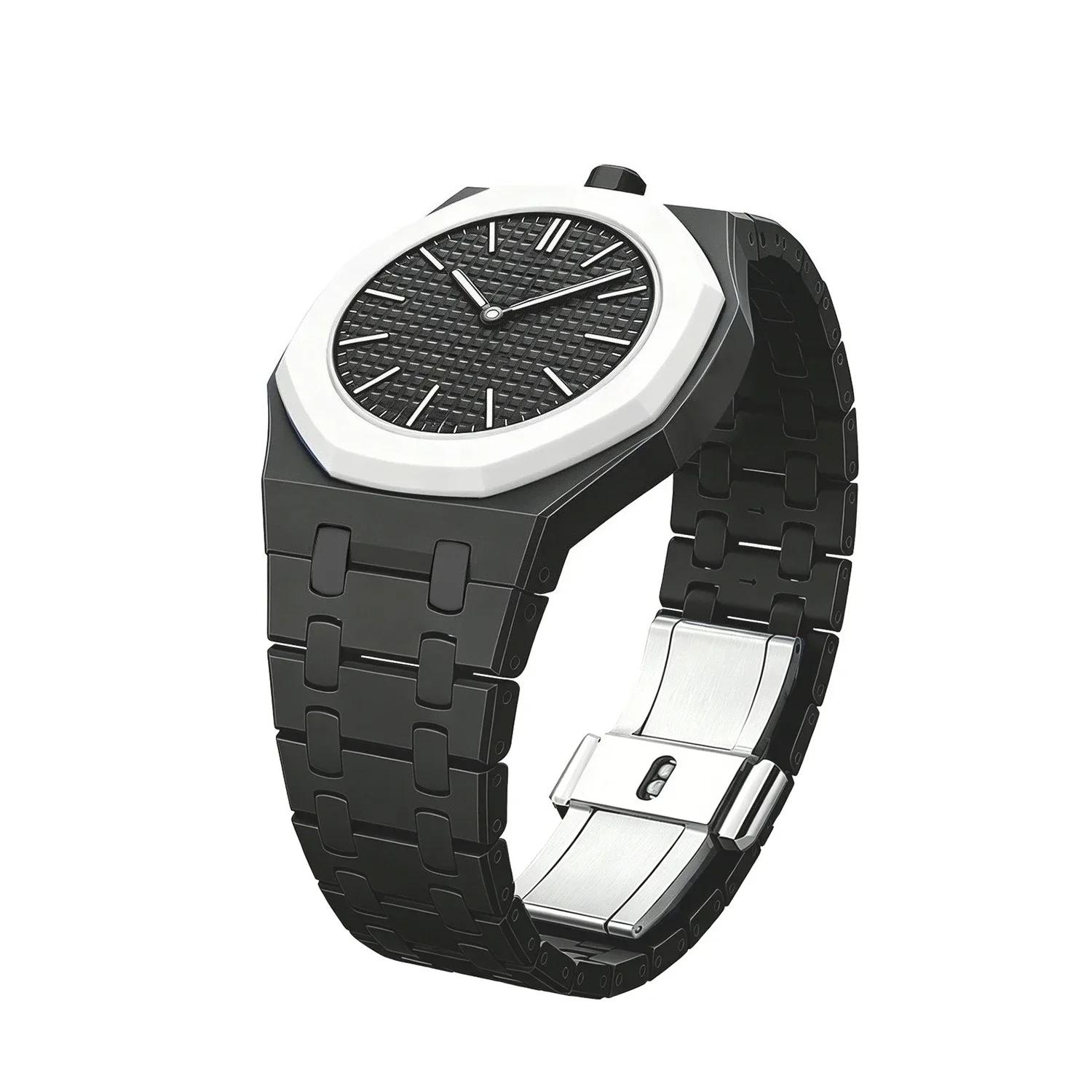 For Bracelet Royal pop Swatch Strap Oak,Steel Bioceramic Belt Arm Band Case Piguet Multiple Materials 40mm