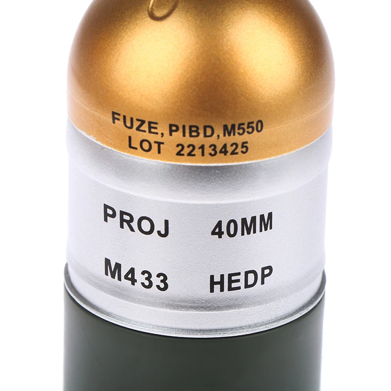1/2/3 pcs M433 HEDP 40mm Cartridge Dummy Grenade Model Mini Storage Case Military Fan Toy Video Props Cos Model Storage Box