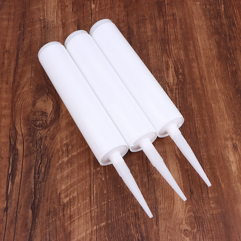 Hot Sale 1/3Pcs Empty Tube Refillable Sealant Bottle Tool Caulk Caps Caulking Sealant Tube Home Reusable Squeeze