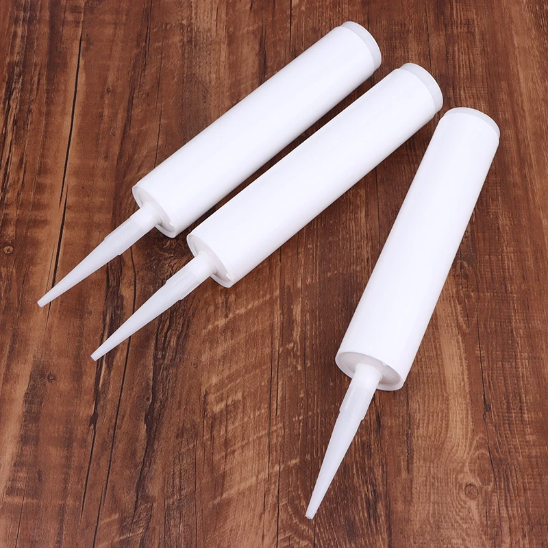 Hot Sale 1/3Pcs Empty Tube Refillable Sealant Bottle Tool Caulk Caps Caulking Sealant Tube Home Reusable Squeeze