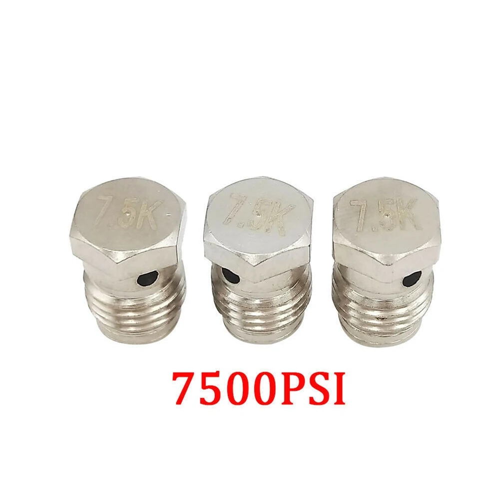 3pcs Fuse PCP HPA/CO2 Tank Regulator Valve Burst Disk 1.8K 3K 5K 6K 7.5K Regulating Valves For Compressed Air CO2 Tanks