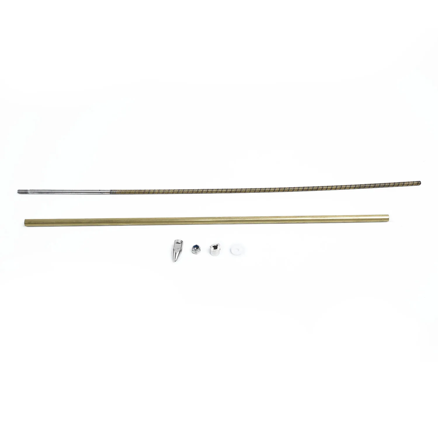 Flexible Shaft High Quality RC Boat Flexible Shaft 4mm CW/CCW Direction with Prop Nut Drive Dog and 350mm Length