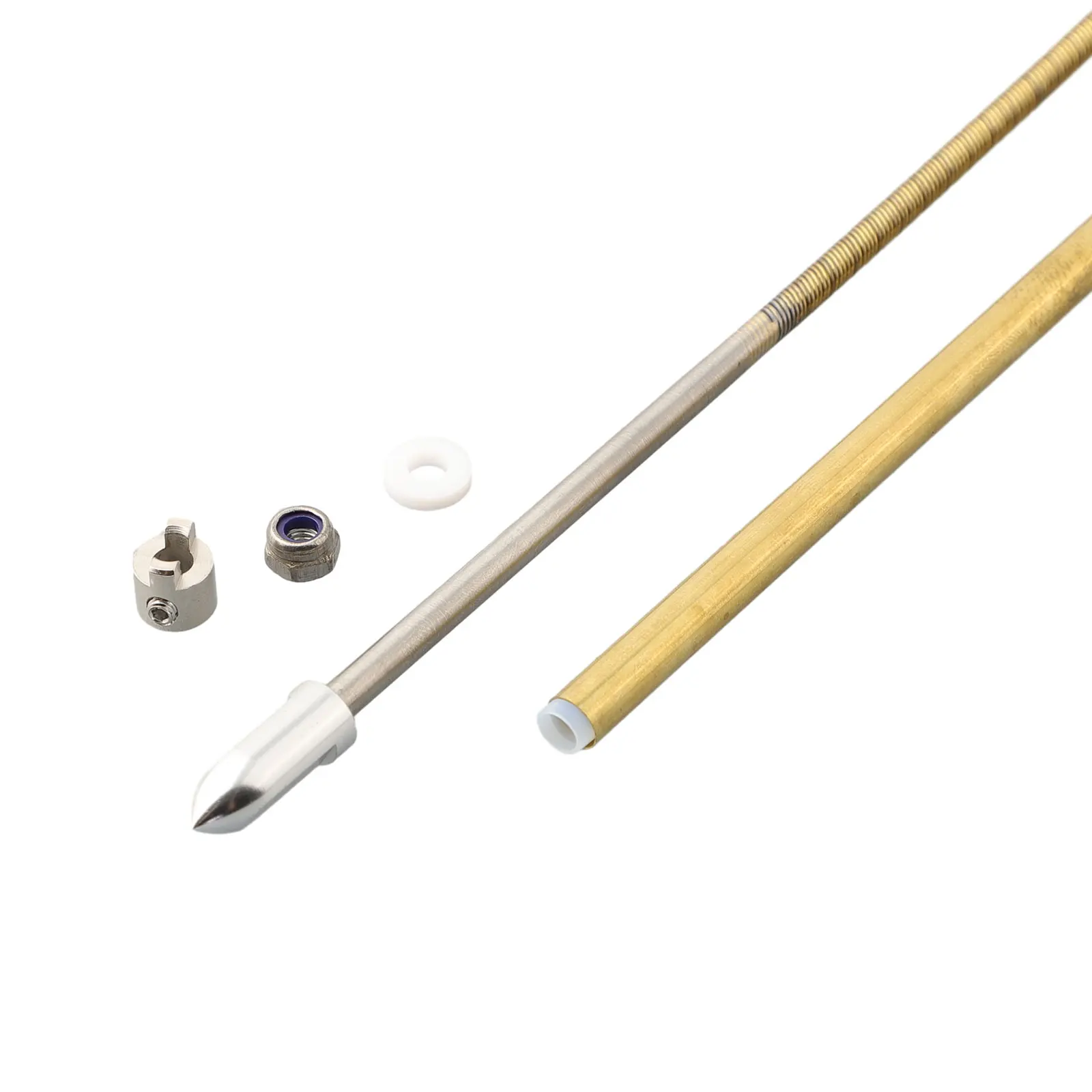 Flexible Shaft High Quality RC Boat Flexible Shaft 4mm CW/CCW Direction with Prop Nut Drive Dog and 350mm Length