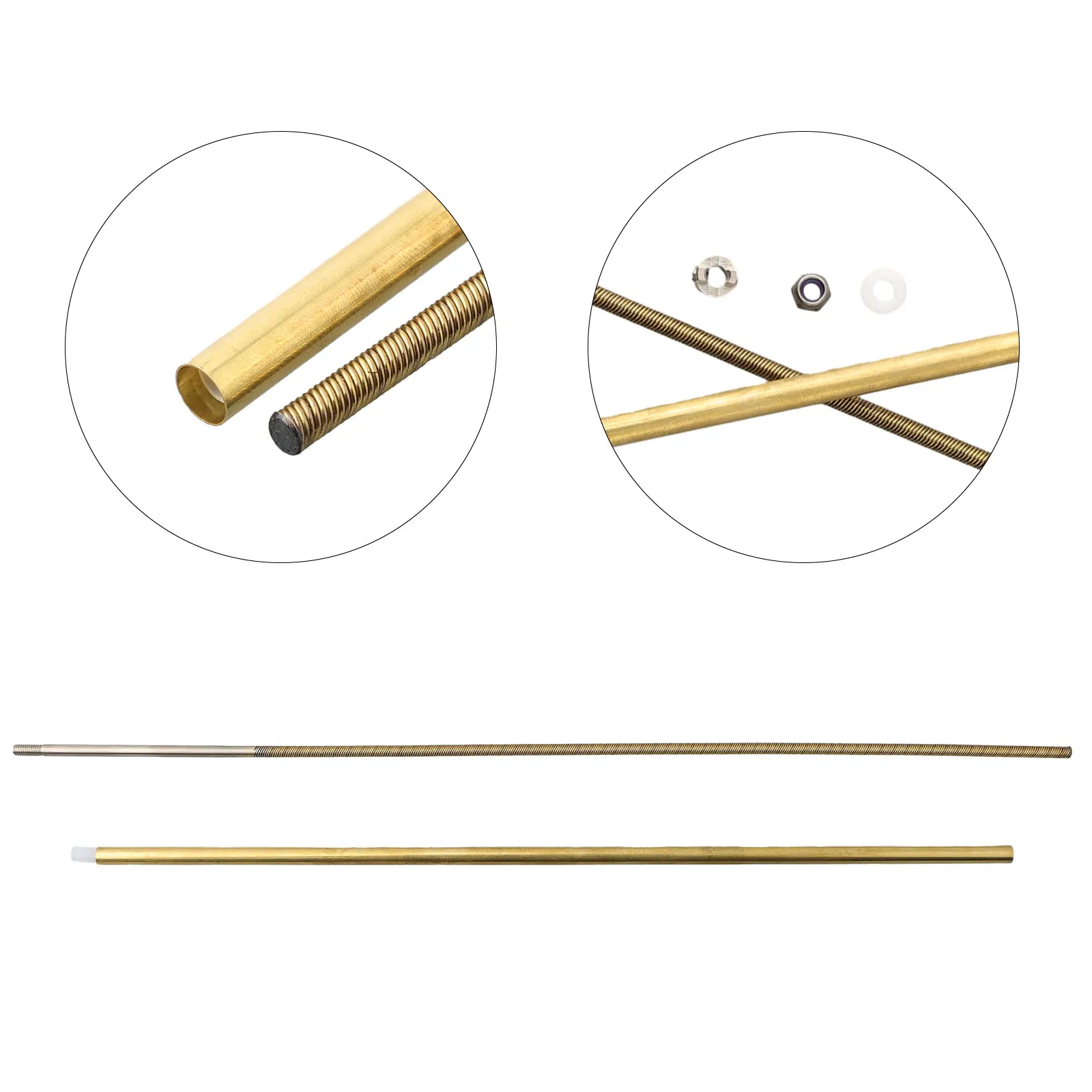Flexible Shaft High Quality RC Boat Flexible Shaft 4mm CW/CCW Direction with Prop Nut Drive Dog and 350mm Length