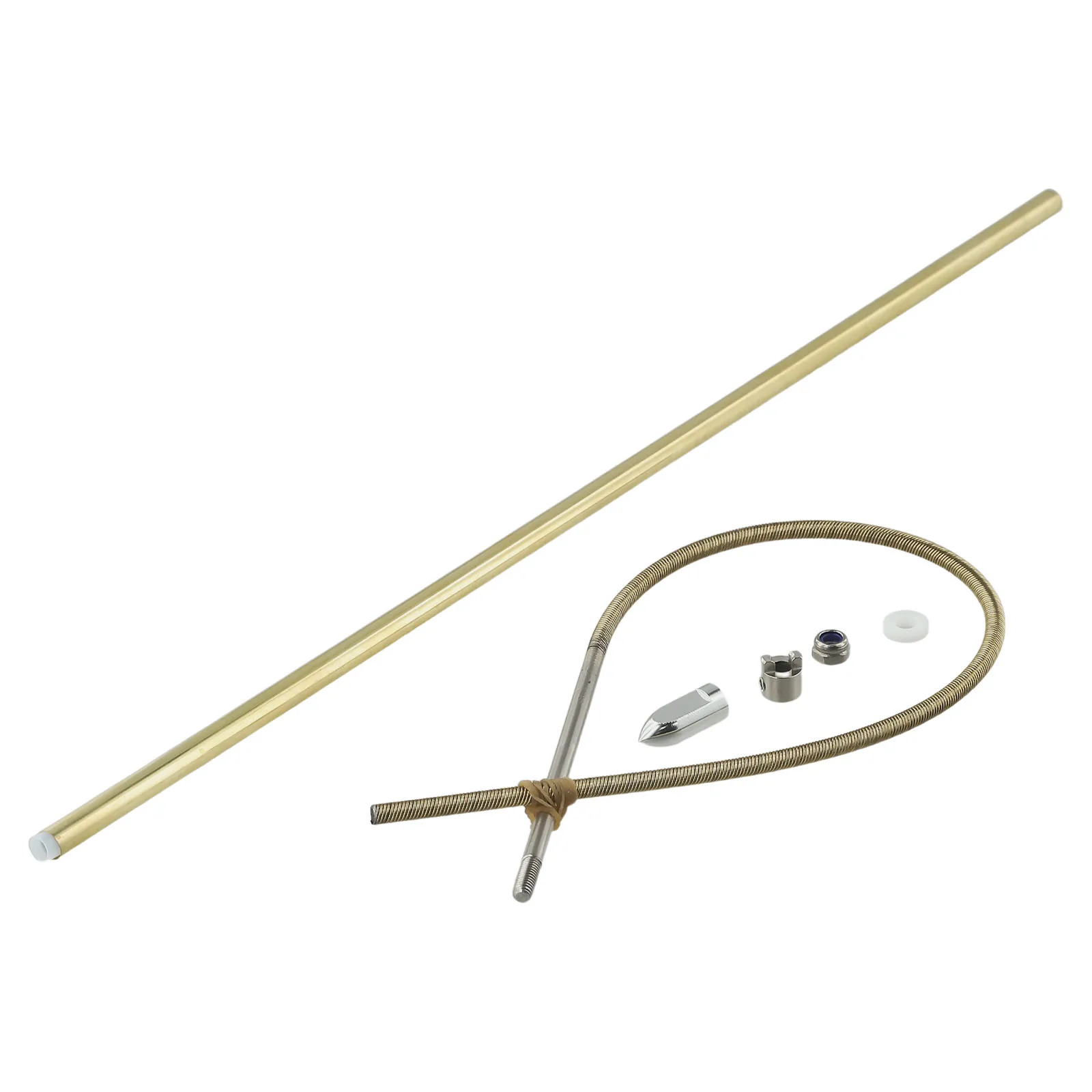 Flexible Shaft High Quality RC Boat Flexible Shaft 4mm CW/CCW Direction with Prop Nut Drive Dog and 350mm Length