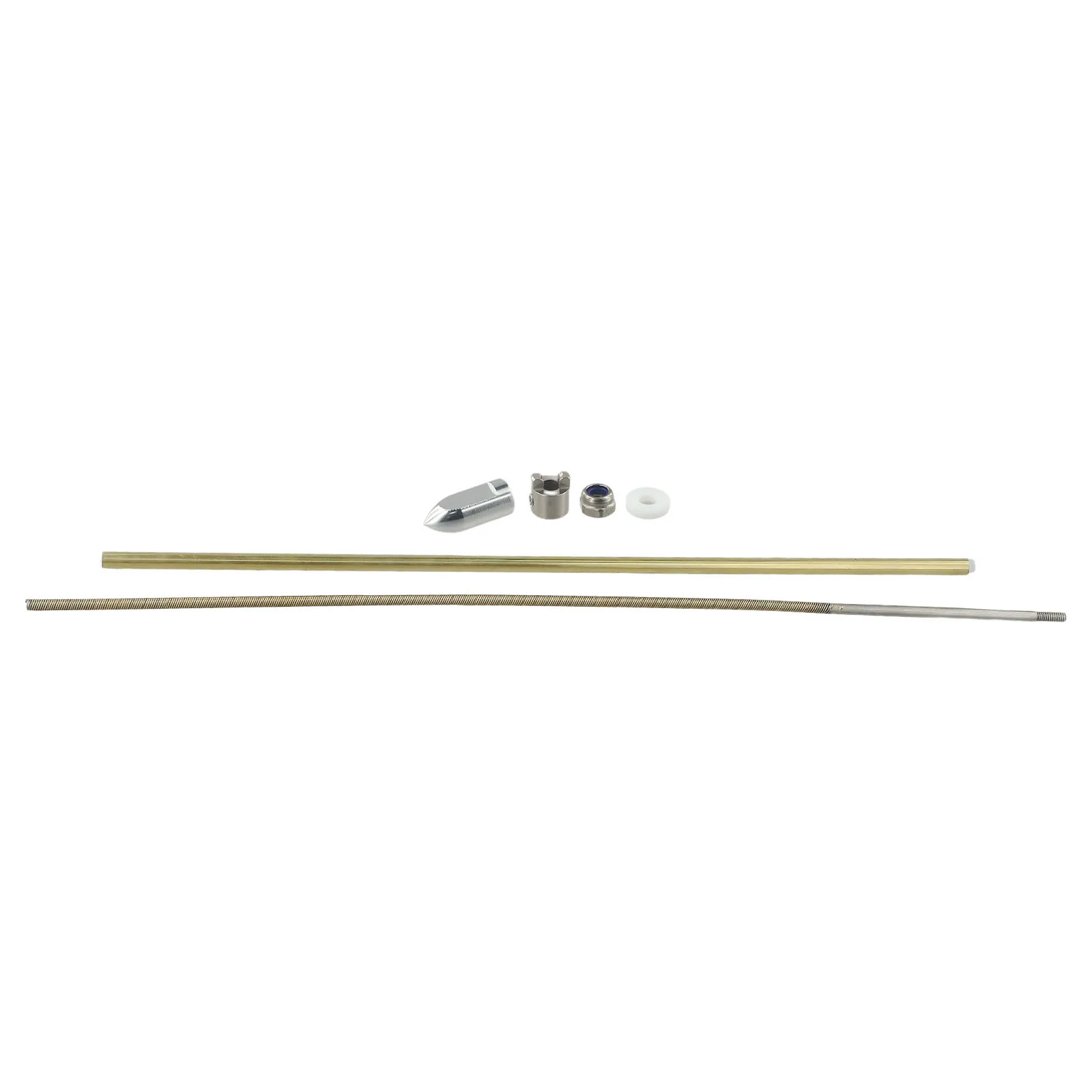 Flexible Shaft High Quality RC Boat Flexible Shaft 4mm CW/CCW Direction with Prop Nut Drive Dog and 350mm Length