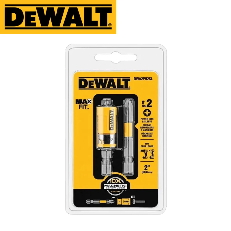 DEWALT Original Hexagonal Sleeve Extension Rod Magnet Ring Rotating Bit Fixator Adapter Sell Separately Power Tool Accessories