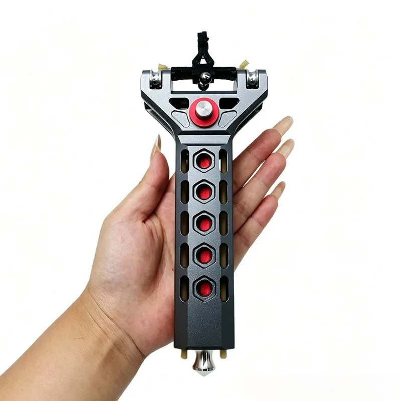 Rapid Fire 5G Slingshot Magazine, Aluminum Alloy Ammo Holder, Self-Ejecting , Compatible With Standard 8mm Steel Balls.