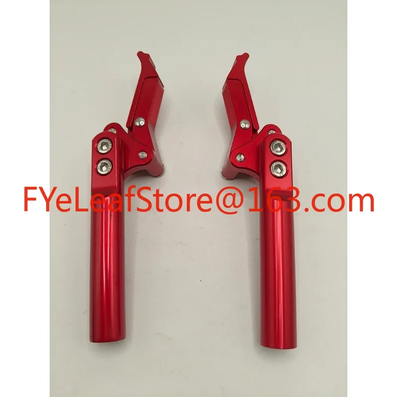 1 Pair of Sports Wheelchair Brakes 100% Aluminum Alloy Accessories New Rehabilitation Treatment Supplies Accessories