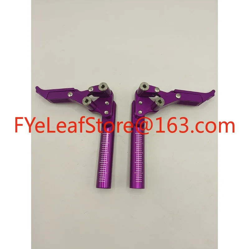 1 Pair of Sports Wheelchair Brakes 100% Aluminum Alloy Accessories New Rehabilitation Treatment Supplies Accessories