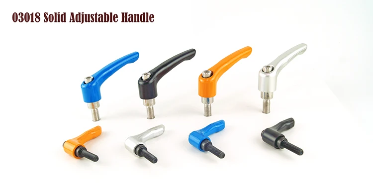 M8 Black AISI304 Stainlesss Steel Clamping Handle Tension Levers ,Solid Adjustable Handle