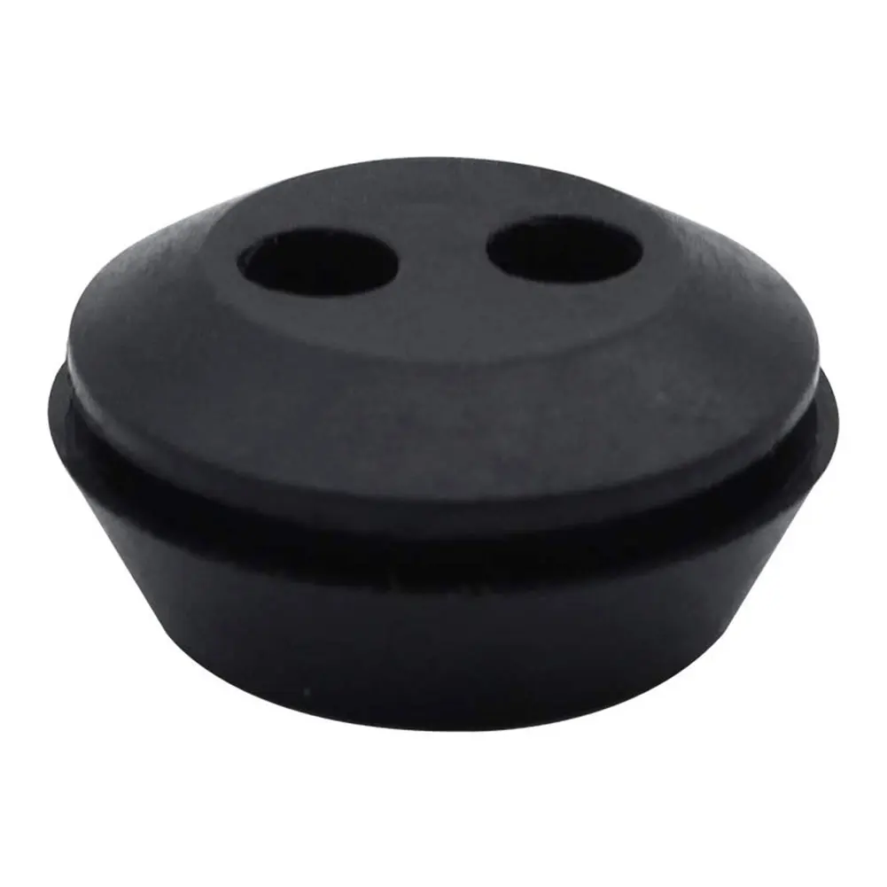 6Pcs Rubber Grommet 2 Holes Fuel Tank Seal Grommet Fuel Tank Rubber Grommet For Hedge Trimmer Brush Cutters Garden Supplies