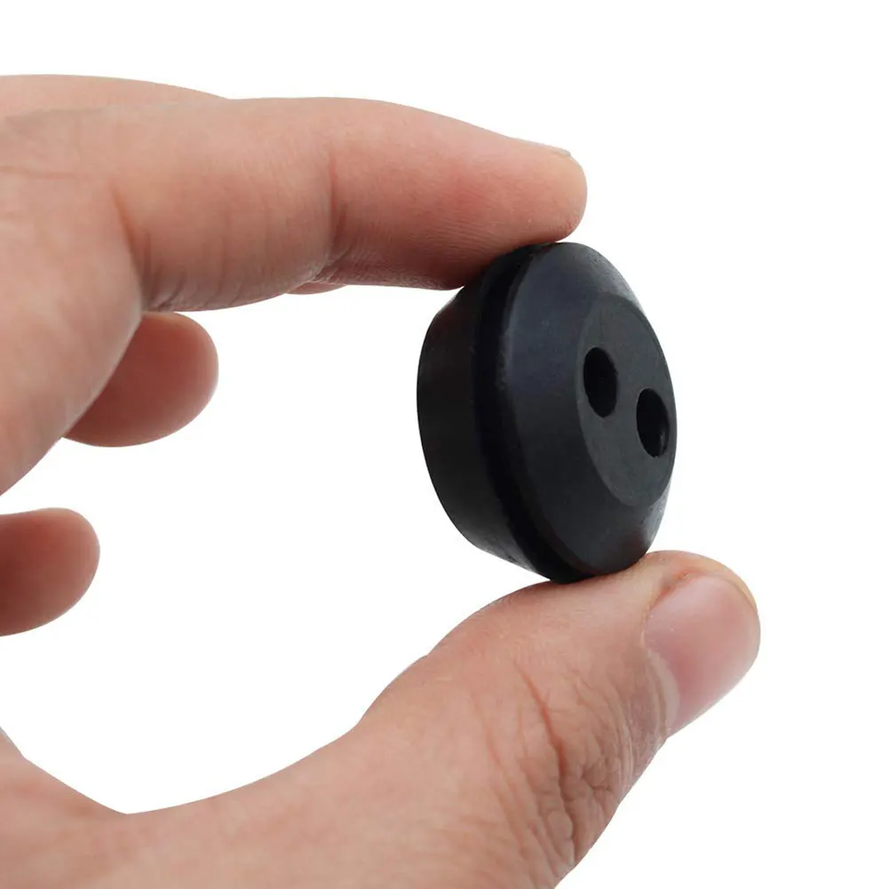 6Pcs Rubber Grommet 2 Holes Fuel Tank Seal Grommet Fuel Tank Rubber Grommet For Hedge Trimmer Brush Cutters Garden Supplies