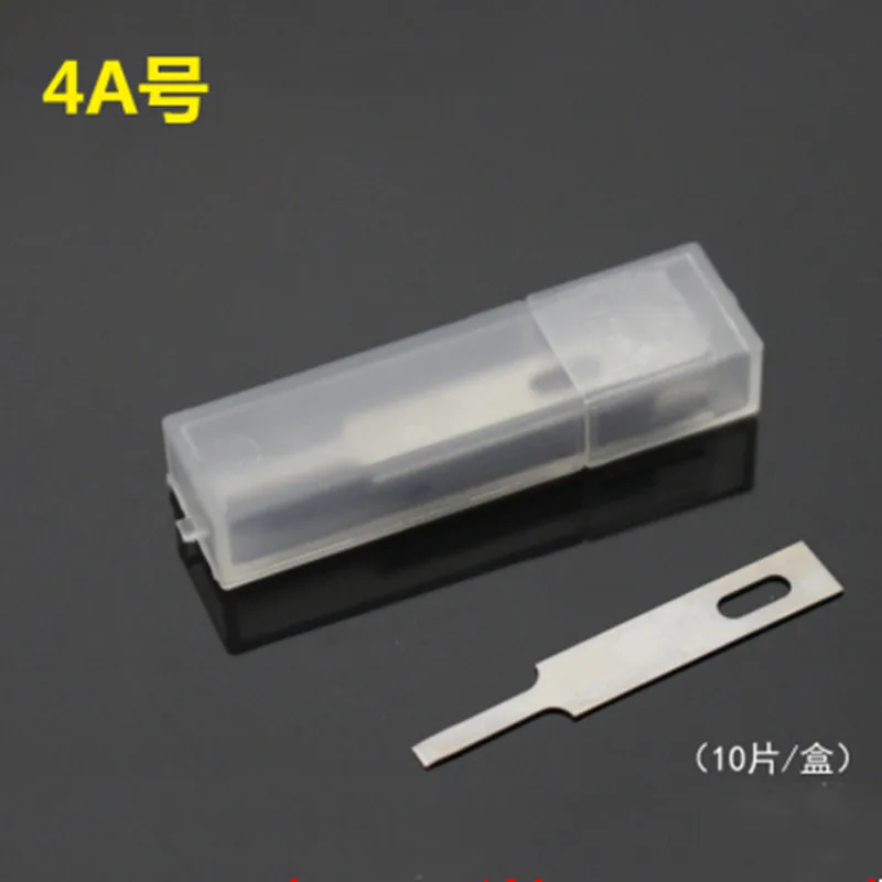 10PCS Stainless Steel Blades with Handle Wood Cutting Engraving Tool Set Mobile Phone BGA IC Chip Glue Removal Repair Hand Tools