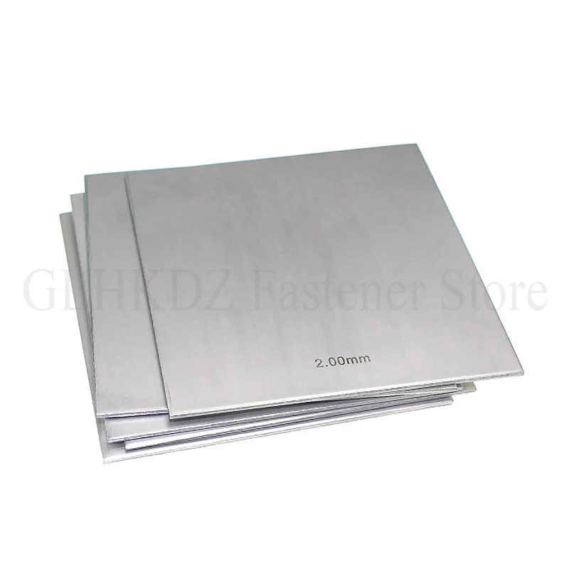 1PCS 301 Stainless Steel Plate Thickness 0.01-1mm Thin Steel Sheet Metal Foil Plate Polished Plate Width 100/200/300mm